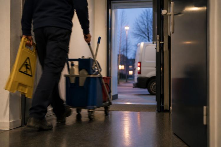 Rama Schoonmaak aan het werk