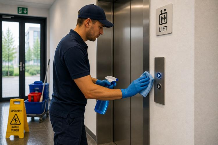 Rama Schoonmaak aan het werk