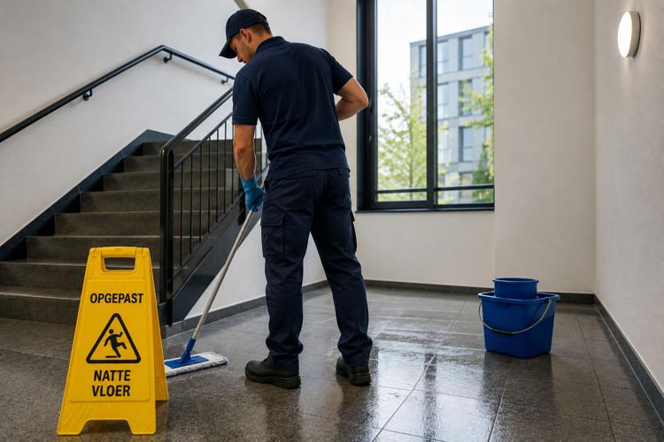Rama Schoonmaak aan het werk